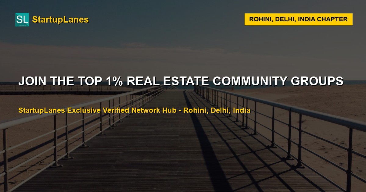 Real Estate WhatsApp Groups in Rohini