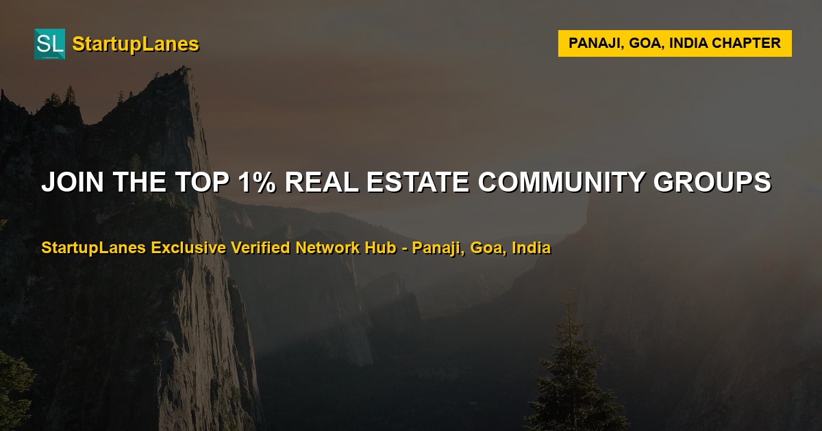 Real Estate WhatsApp Groups in Panaji