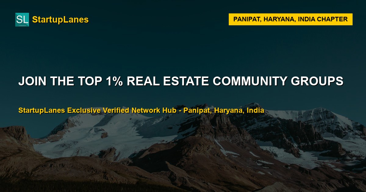 Real Estate WhatsApp Groups in Panipat