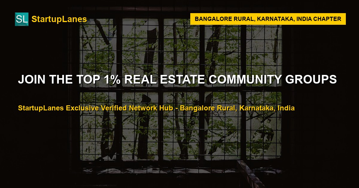 Real Estate WhatsApp Groups in Bangalore Rural