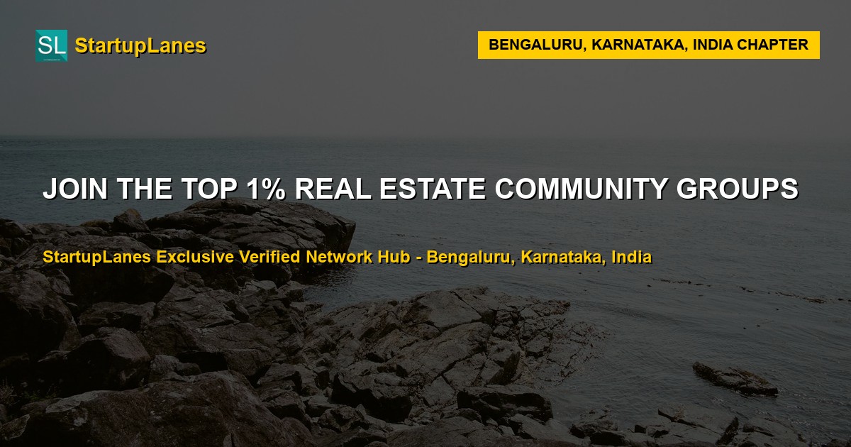 Real Estate WhatsApp Groups in Bengaluru