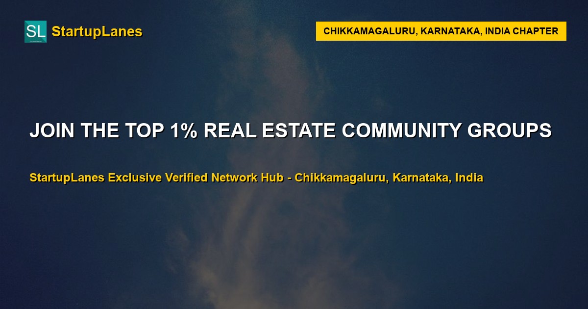 Real Estate WhatsApp Groups in Chikkamagaluru