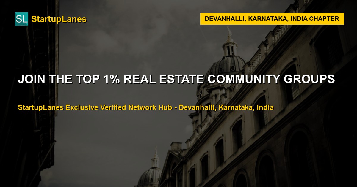 Real Estate WhatsApp Groups in Devanhalli