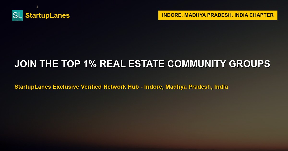 Real Estate WhatsApp Groups in Indore