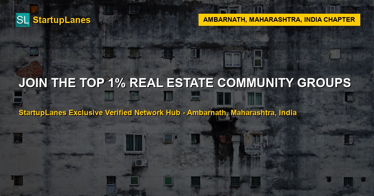 Real Estate WhatsApp Groups in Ambarnath