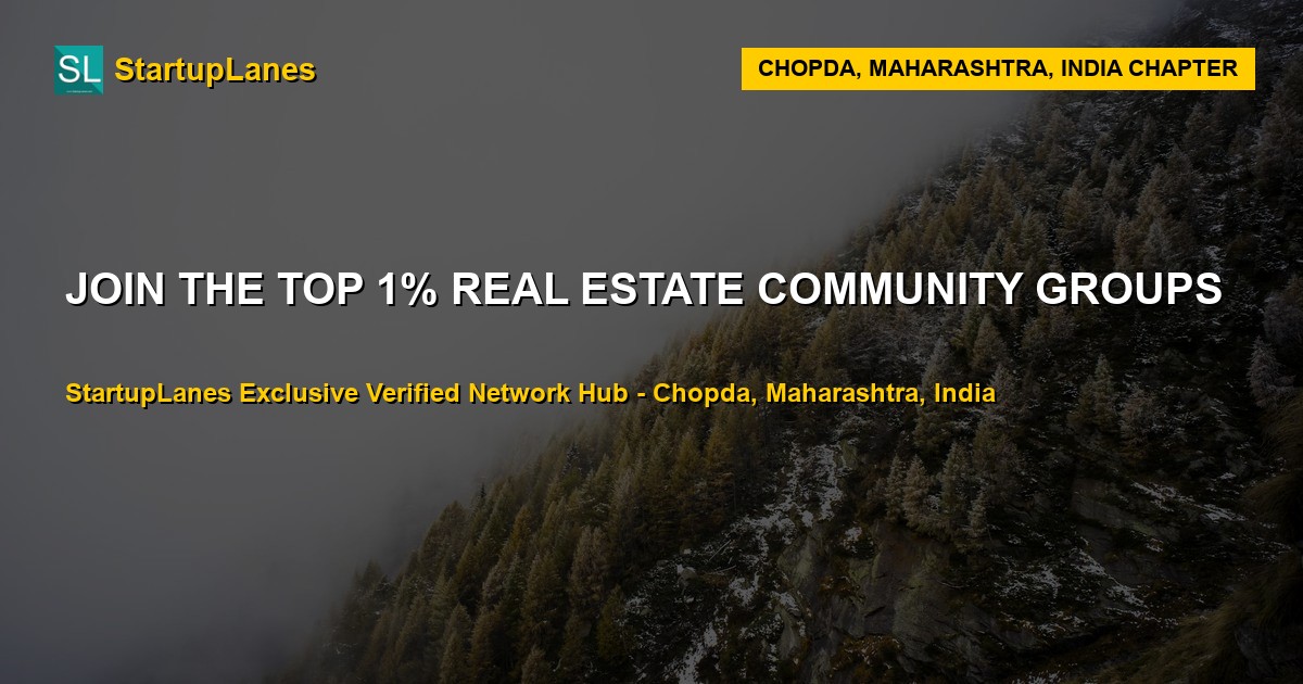 Real Estate WhatsApp Groups in Chopda