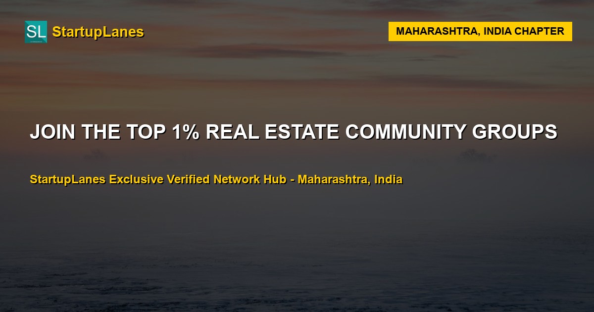 Real Estate WhatsApp Groups in Maharashtra