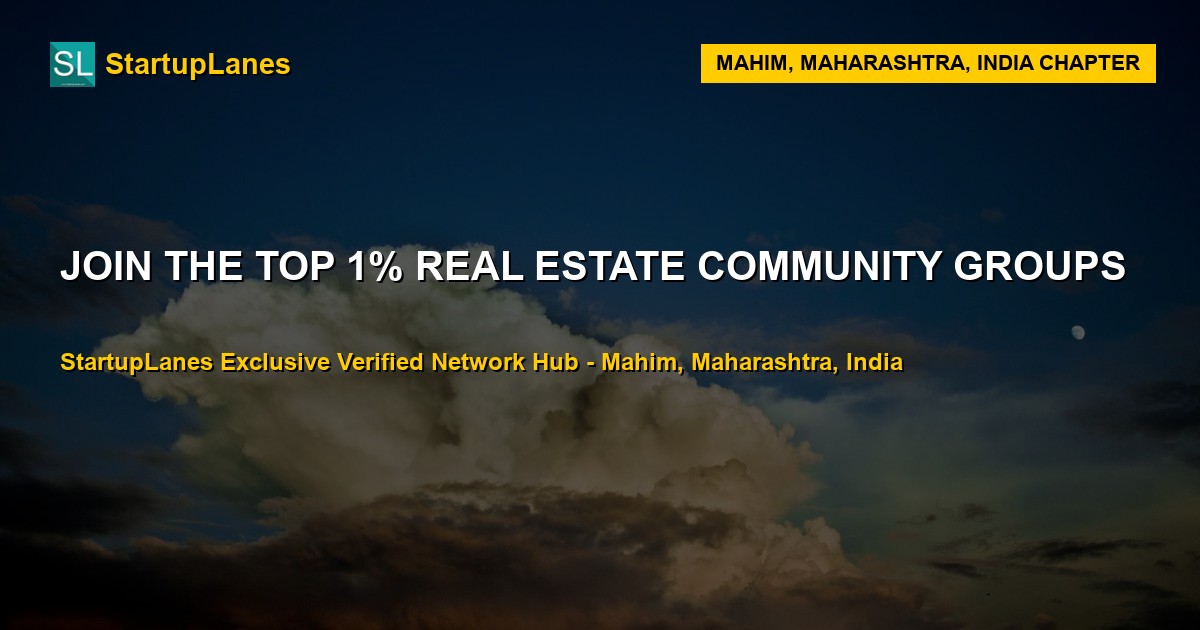 Real Estate WhatsApp Groups in Mahim