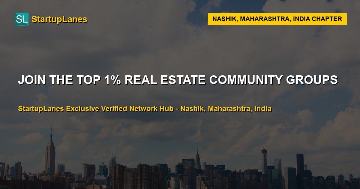 Real Estate WhatsApp Groups in Nashik