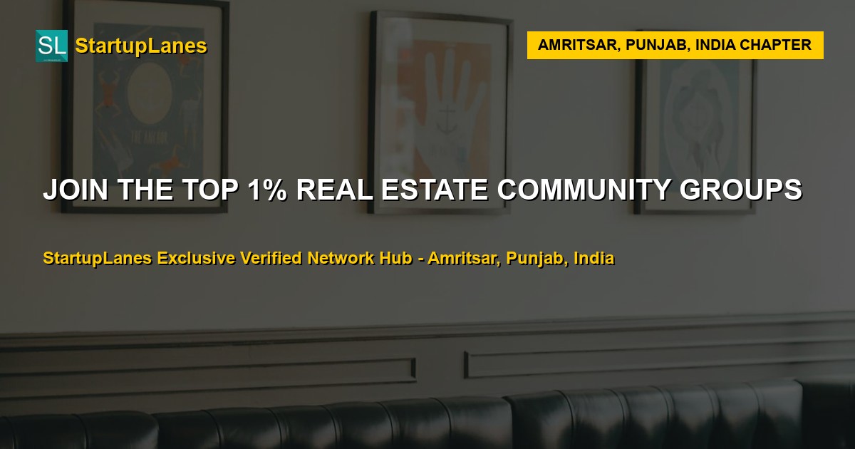 Real Estate WhatsApp Groups in Amritsar