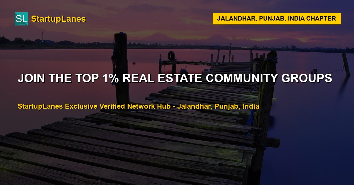Real Estate WhatsApp Groups in Jalandhar