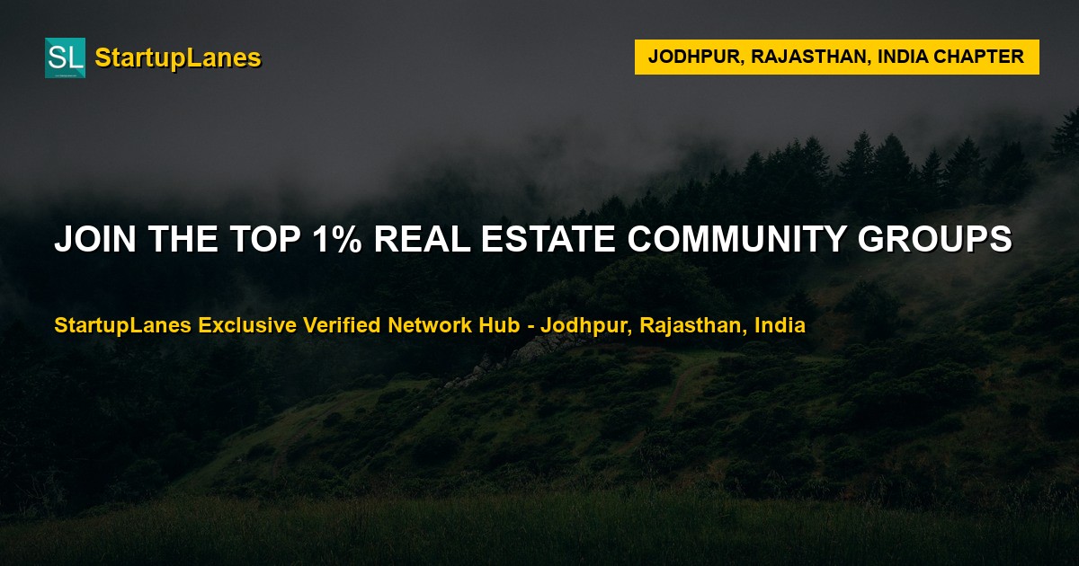 Real Estate WhatsApp Groups in Jodhpur
