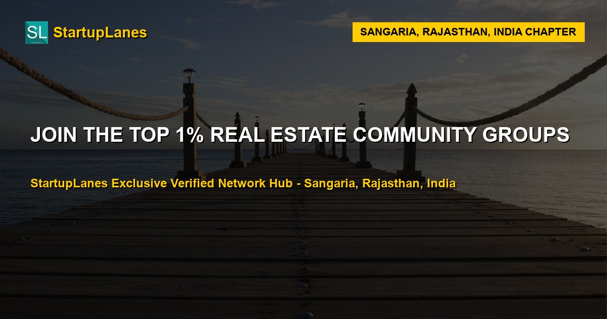 Real Estate WhatsApp Groups in Sangaria