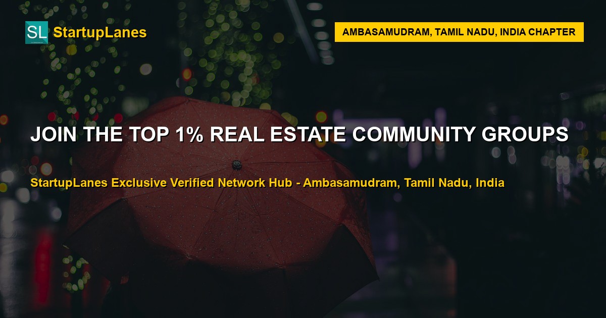 Real Estate WhatsApp Groups in Ambasamudram