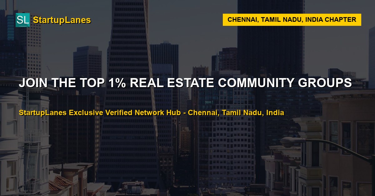 Real Estate WhatsApp Groups in Chennai