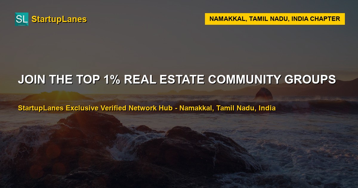 Real Estate WhatsApp Groups in Namakkal