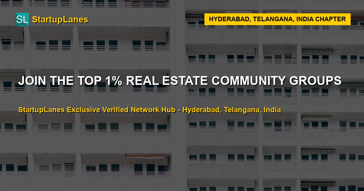 Real Estate WhatsApp Groups in Hyderabad