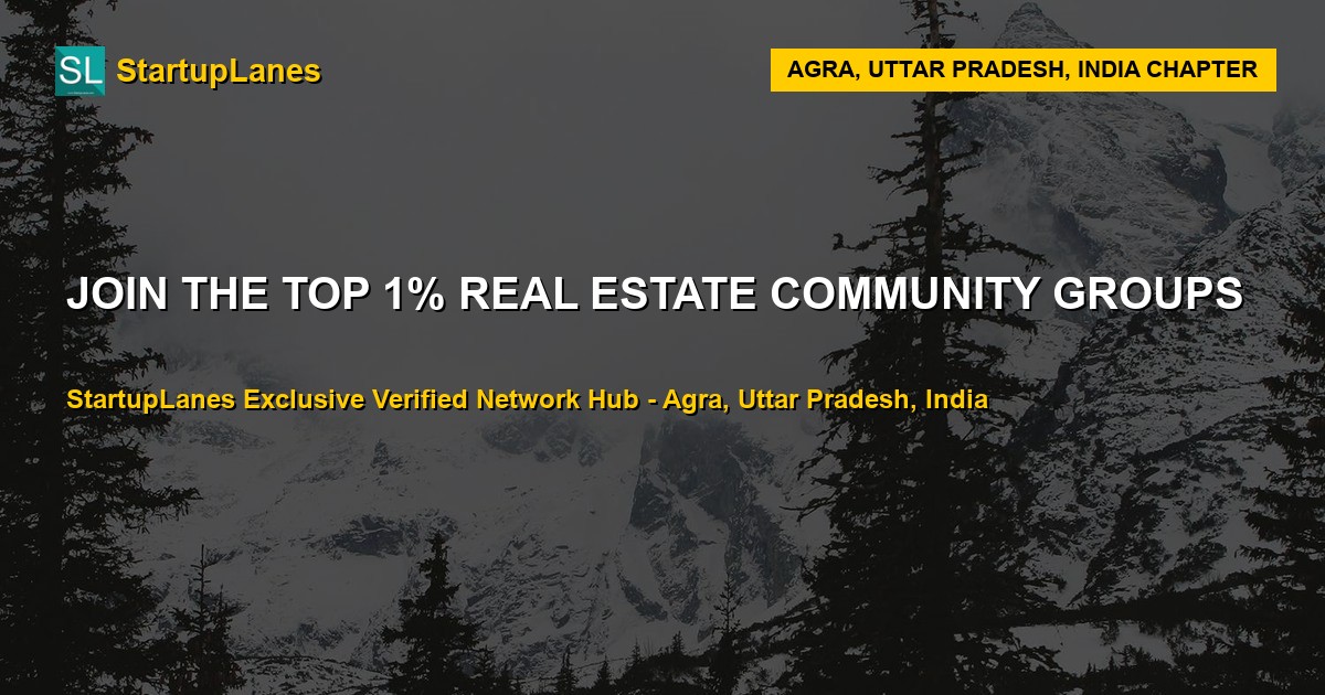 Real Estate WhatsApp Groups in Agra