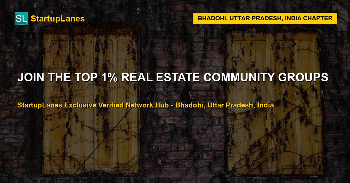 Real Estate WhatsApp Groups in Bhadohi