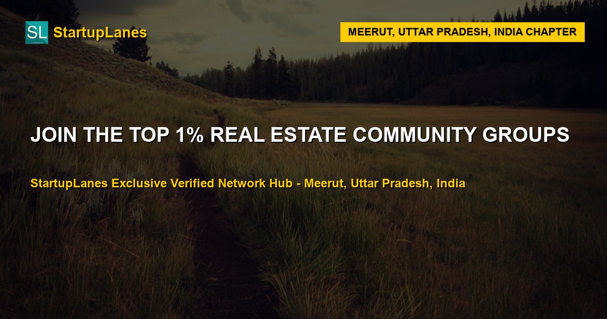 Real Estate WhatsApp Groups in Meerut