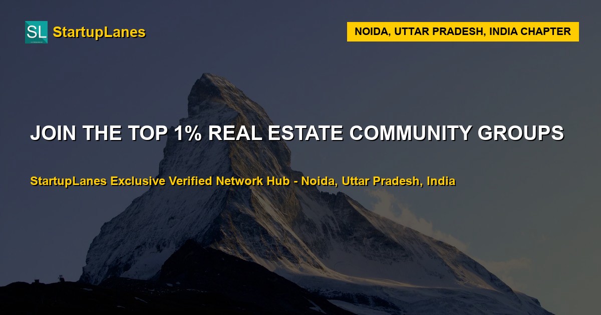 Real Estate WhatsApp Groups in Noida