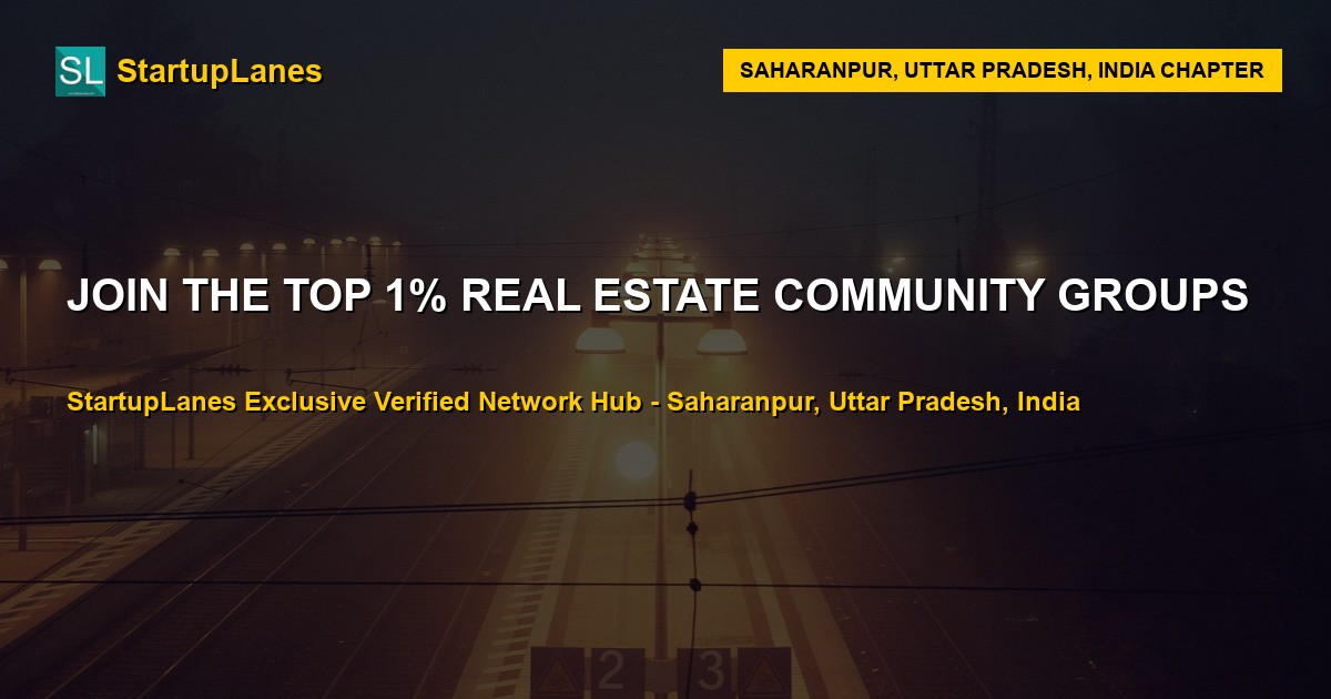 Real Estate WhatsApp Groups in Saharanpur
