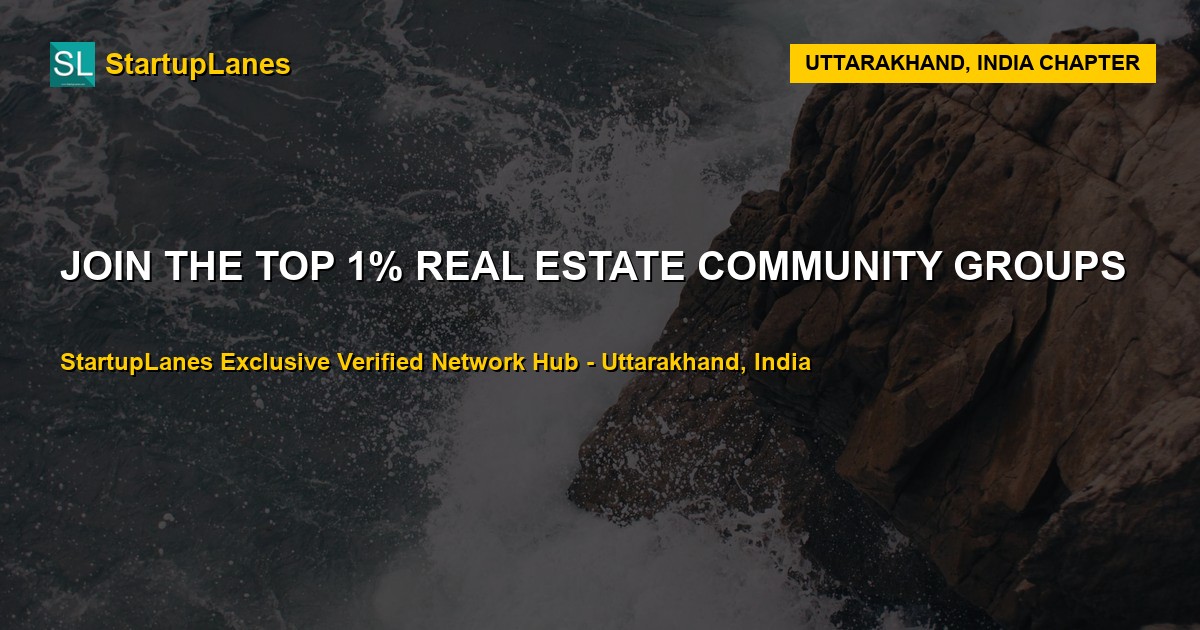 Real Estate WhatsApp Groups in Uttarakhand