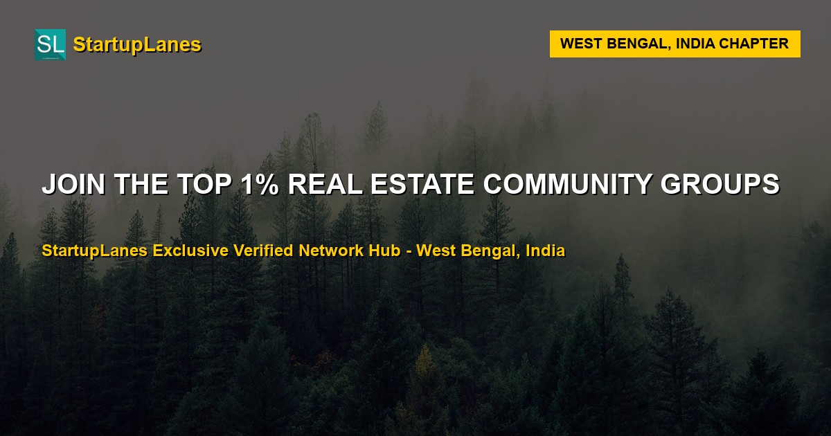 Real Estate WhatsApp Groups in West Bengal