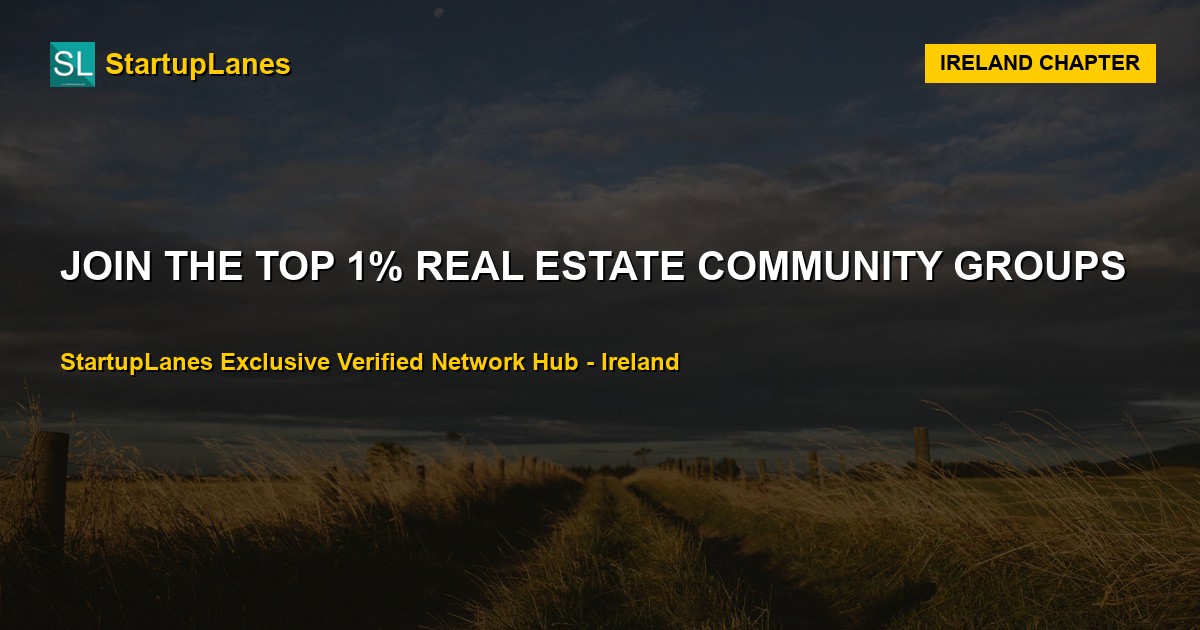 Real Estate WhatsApp Groups in Ireland