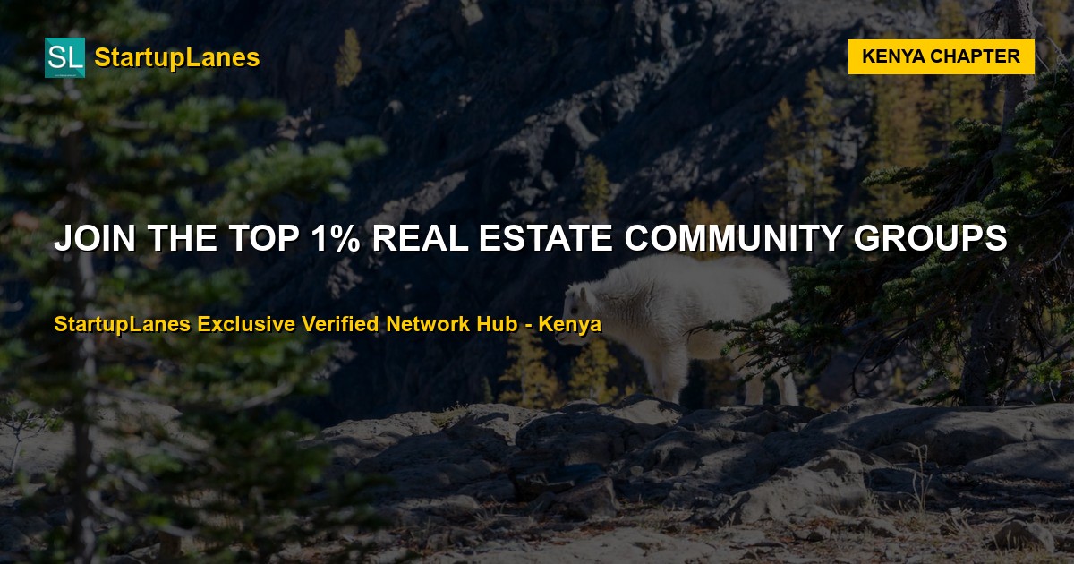 Real Estate WhatsApp Groups in Kenya