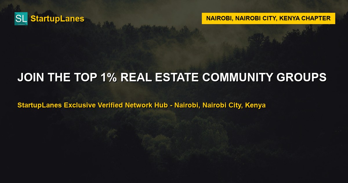 Real Estate WhatsApp Groups in Nairobi