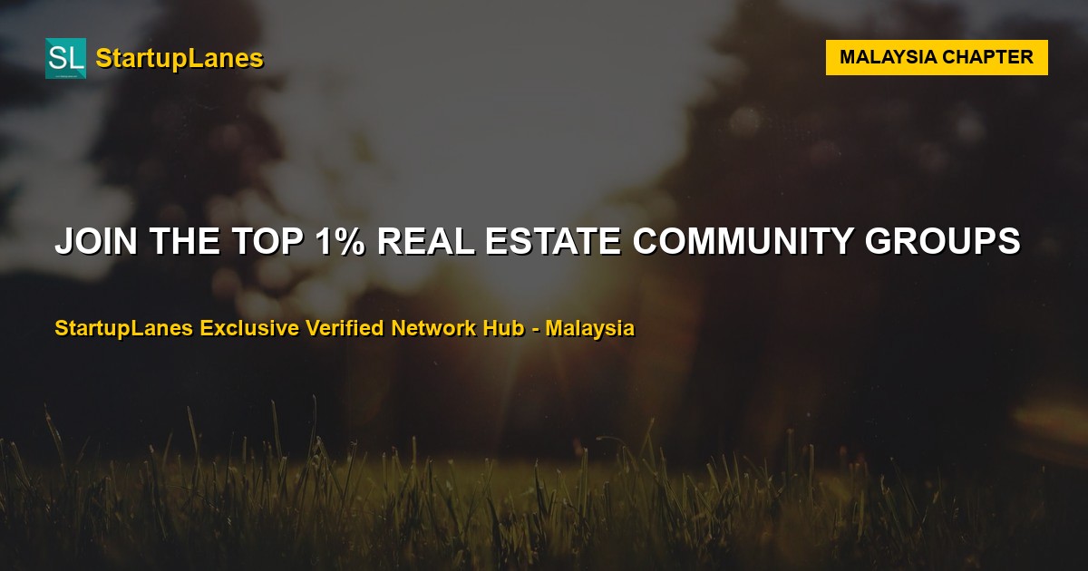Real Estate WhatsApp Groups in Malaysia