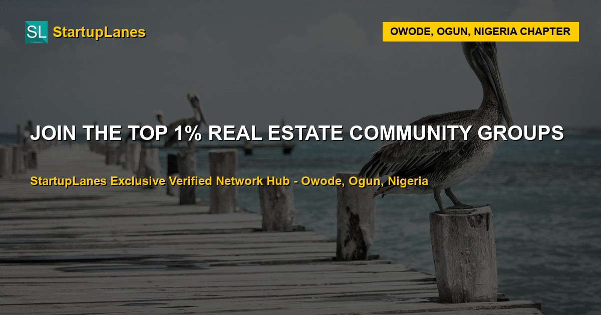 Real Estate WhatsApp Groups in Owode