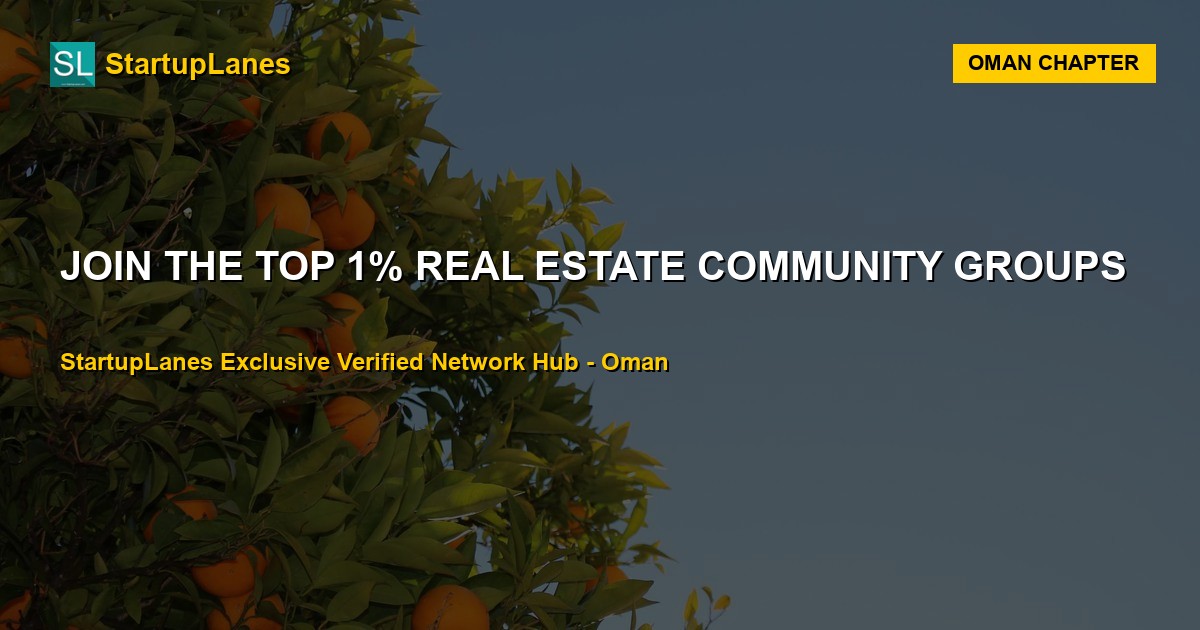 Real Estate WhatsApp Groups in Oman