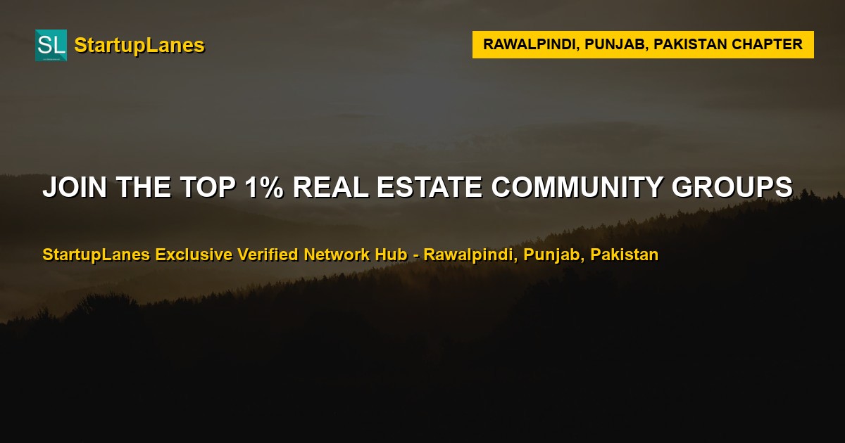 Real Estate WhatsApp Groups in Rawalpindi