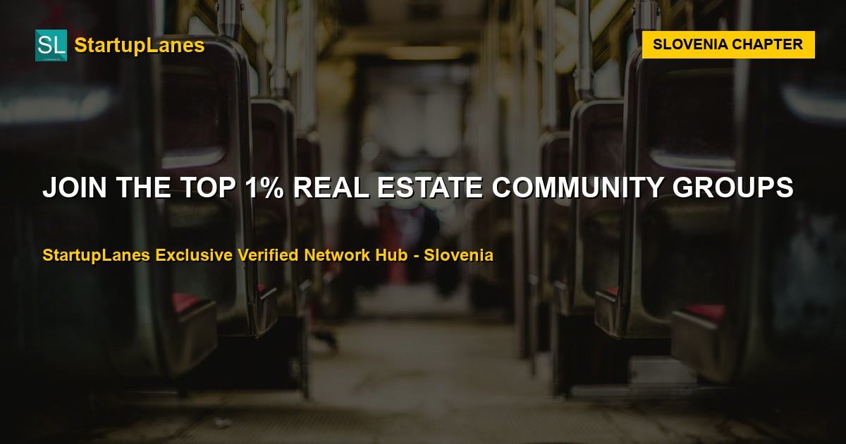 Real Estate WhatsApp Groups in Slovenia