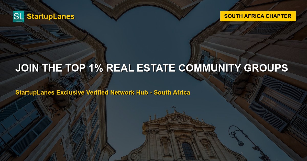 Real Estate WhatsApp Groups in South Africa