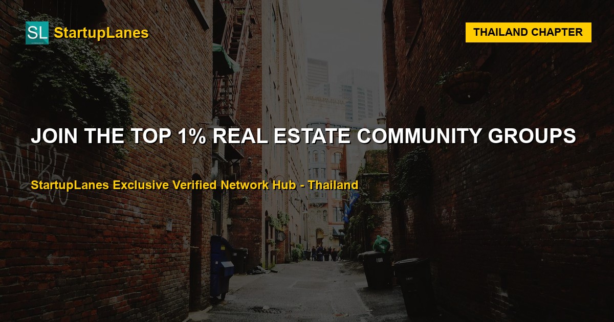 Real Estate WhatsApp Groups in Thailand