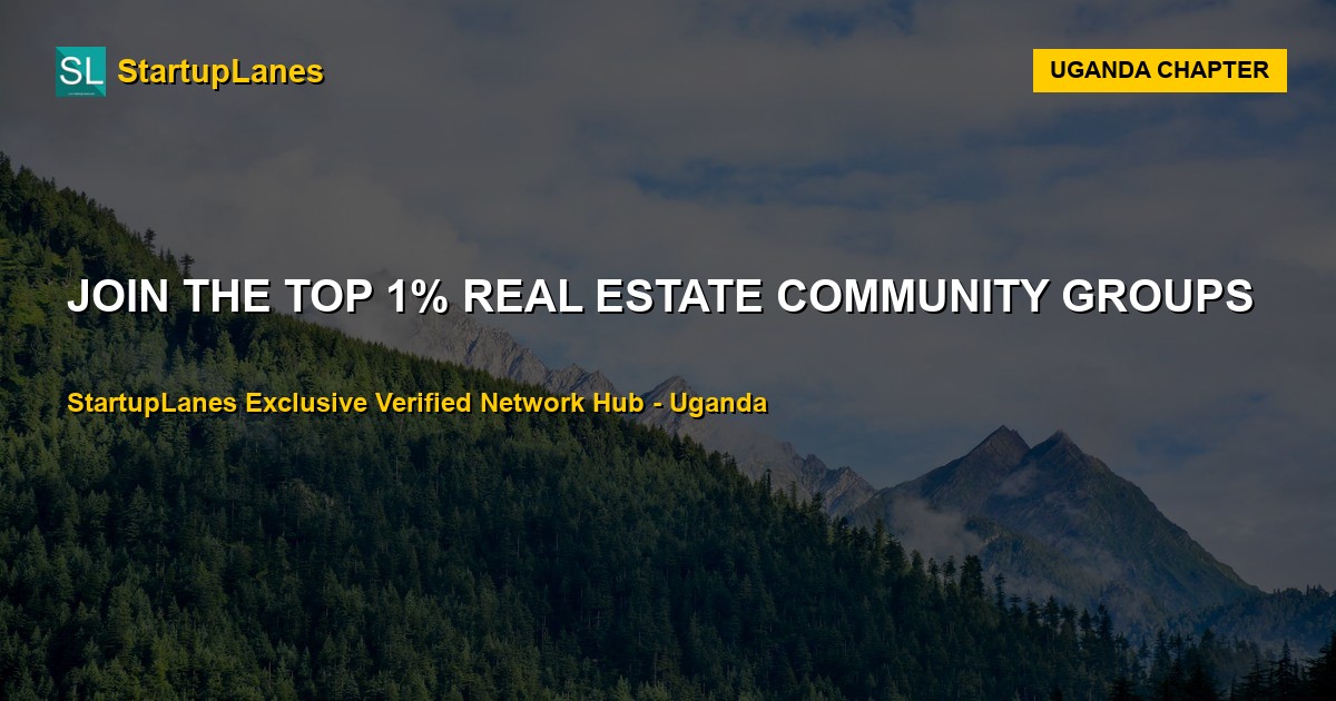 Real Estate WhatsApp Groups in Uganda