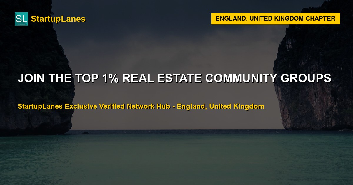 Real Estate WhatsApp Groups in England