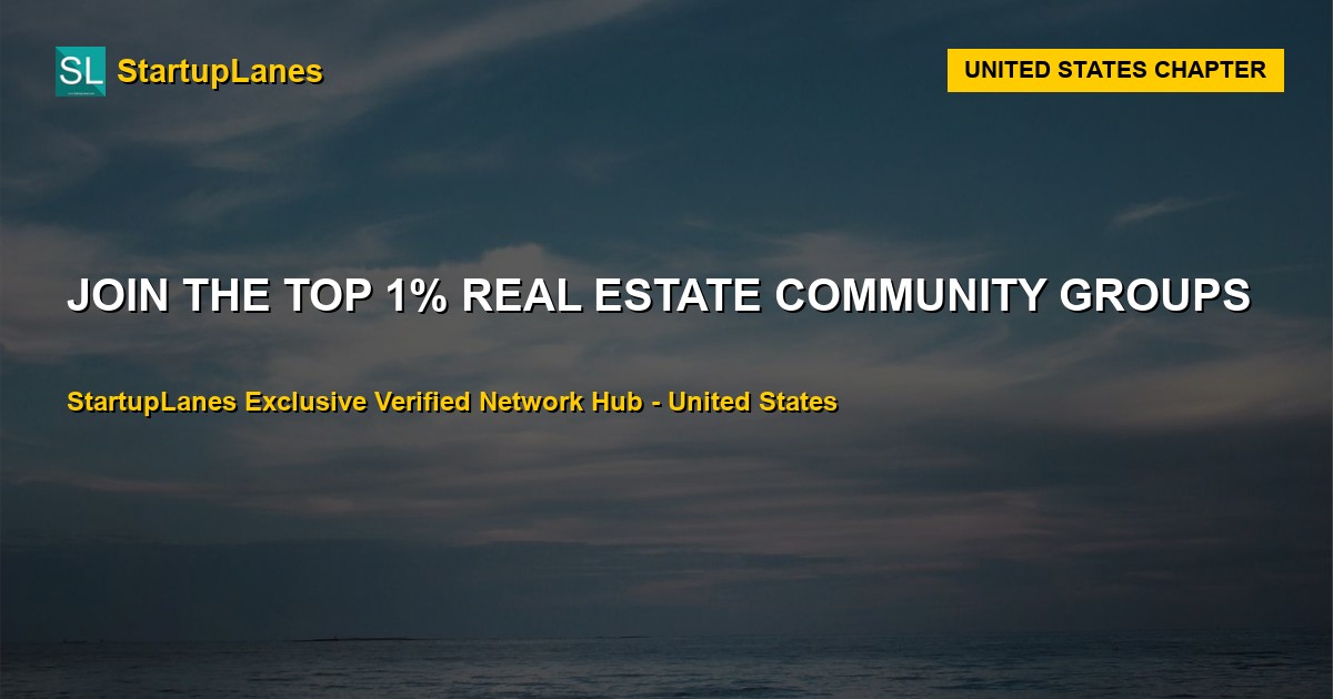 Real Estate WhatsApp Groups in United States