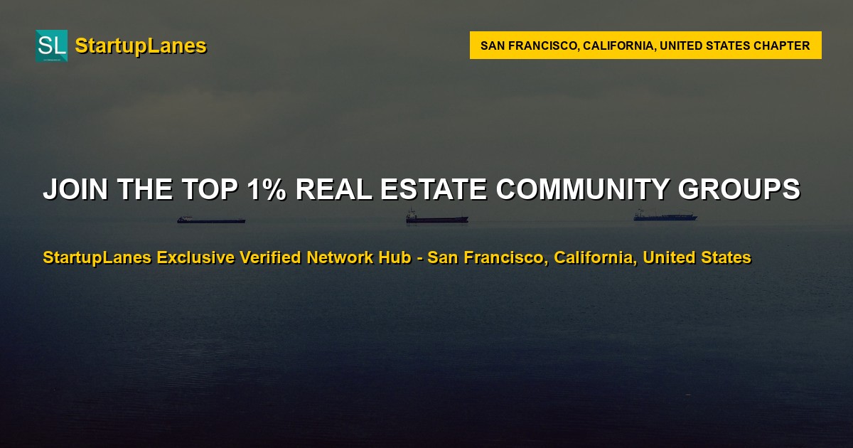 Real Estate WhatsApp Groups in San Francisco