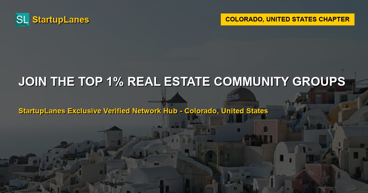 Real Estate WhatsApp Groups in Colorado
