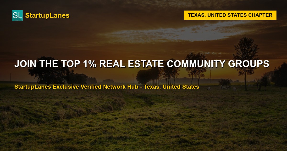 Real Estate WhatsApp Groups in Texas