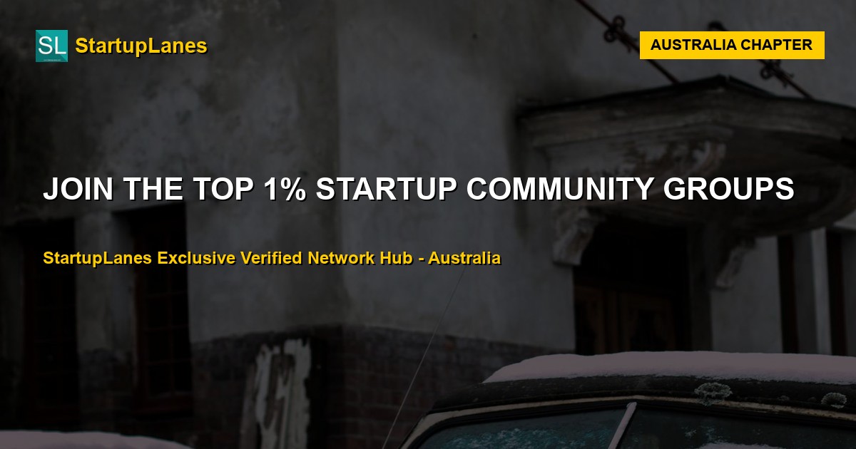 Startup WhatsApp Groups in Australia