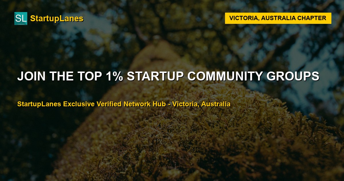 Startup WhatsApp Groups in Victoria