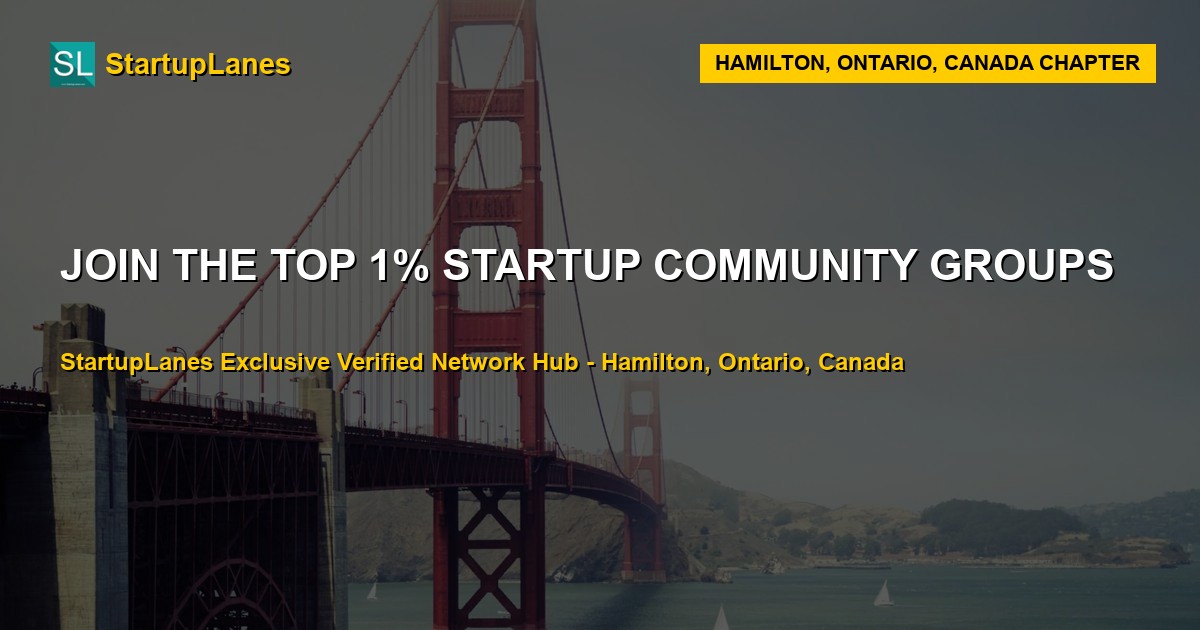 Startup WhatsApp Groups in Hamilton