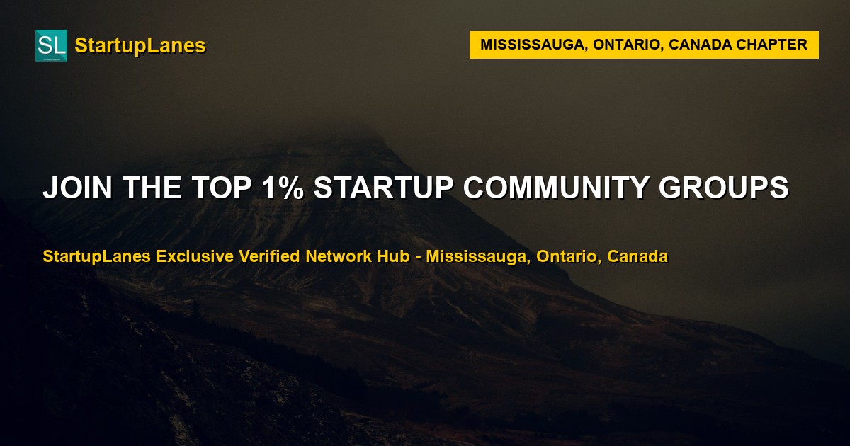Startup WhatsApp Groups in Mississauga