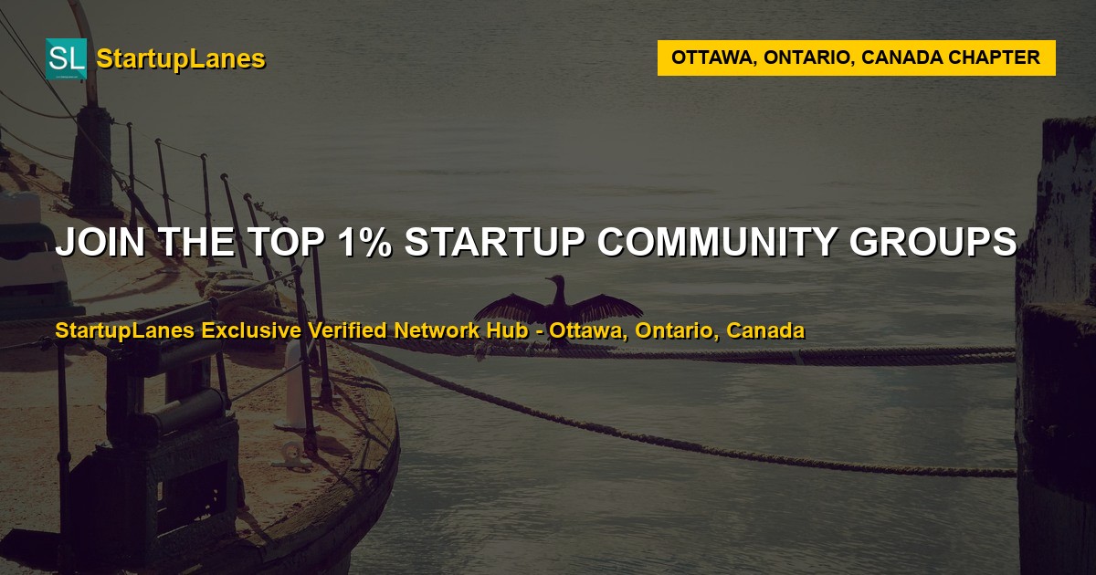 Startup WhatsApp Groups in Ottawa