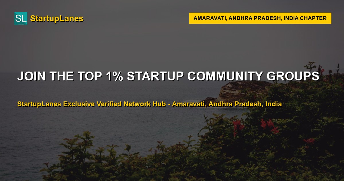 Startup WhatsApp Groups in Amaravati